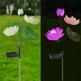 thumbnail image 1 of Latrodar Garden Lights, 2 Pack Decorative Lights Outdoor Garden Elaborately Made Garden Patio Passage White Home Decor, 1 of 5