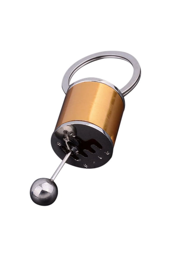 Gear Knob Gear Gear Stick Gear Box Metal Key Chain Keyfob Car Keyring Gift Gold
