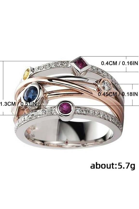 Gorgeous Women Flower Copper Sturdy 10 Beautiful Jewelry Multicolor 1.2x1.2 Inch Skin Care Set