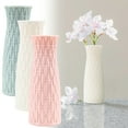 thumbnail image 1 of Latrodar Green Plastic Vase 9.8 Inch For Pampas Flower Vase Decorative Vase Vase For Flowers Modern Vase For Home Decor Bouquet Shelf Weddings Household Items for New Home White Plastic up to 60% Off, 1 of 6