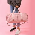 thumbnail image 1 of Gecau Gym Bag For Women And Men Workout Bag For Sports And Travel Water Proof Duffel Bag With Shoe And Wet Clothes Compartments Pink Decorative 10x0.8 Inc, 1 of 5