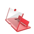 thumbnail image 1 of Latrodar HD Phone Screen Magnifier Stereoscopic Amplifying Desktop 12Inch Bracket Novelty Red 9.6x7.6 Inch Home Gadgets, 1 of 5