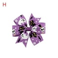 thumbnail image 1 of Latrodar Halloween Children's Hairpin Kids Print Girls Cute Bow Hair Accessories Purple up to 60% Off, 1 of 2