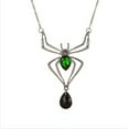 thumbnail image 1 of Latrodar Halloween Jewelry Exaggerated Three-piece Spider Necklace Earrings Set Of Accessories MultiUp to 30% Off, 1 of 2