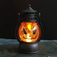 thumbnail image 1 of Latrodar Halloween Lantern Halloween Decor Retro Decor Battery Lantern Enduring dheld Halloween Lamp Black Home Stuff, 1 of 5