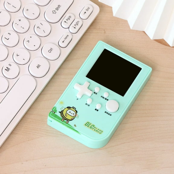 Latrodar Handheld Game Machine Handheld Computer Nostalgic Creative e Machine Big Screen Green 6x3.2 Inch Home Decor