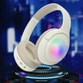 thumbnail image 1 of Latrodar Headphones Wireless Bluetooth Headset Subwoofer Bluetooth Long-Lasting orts Game Headphones Beige 8x6.8 Inch Home Decor, 1 of 5