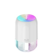 Gecau Heavy Mist Humidifier USB Portable Aromatherapy Secure ght Light Humidifier White Home Essentials
