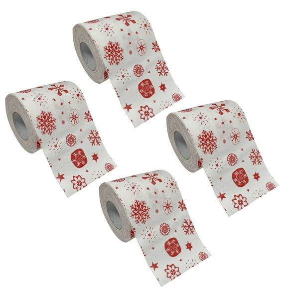 Latrodar Home Santa Claus Bath Toilet Well-Made Supplies Tissue Roll clourful 8x7.6 Inch Home Essentials