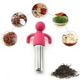 thumbnail image 1 of Gecau Human Shaped Tea Filter Tea Making Machine Stainless Steel Tea Glass Tea Making Machine Tea Filter Tea Glass Non-Toxic C 4.8x2.4 Inch Home Decor, 1 of 4