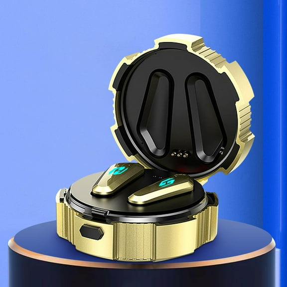 Latrodar In Ear Bluetooth Earphones With Long Battery Life Intelligent Bluetooth Earphones Meticulously Crafted Yellow 4.8x4.8 Inch Home Stuff