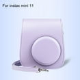 thumbnail image 1 of Latrodar Instant Camera Case For Mini 11 Leather Bag Color Protective Case Budget-Friendly Purple 6x5.6 Inch Home Gadgets, 1 of 3