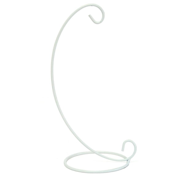 Latrodar Iron Metal Lantern Stand Novelty lass Candle Ornament White 9.2x4 Inch Home Essentials