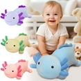 thumbnail image 1 of Latrodar Kids Christmas Gifts Plush Toys Axolotl Plush Toy Soft Cute Stuffed Animals Cotton Plush Pillow Kawaii Salamander Animal for Boys Girls Stuffed Animals Sister Birthday Gifts, 1 of 4