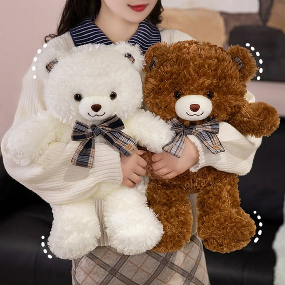 WIZUTIZ Kids Christmas Gifts Plush Toys Cute And Charmings Bowtie Bear Bear Plushes Toy Stuffed Animals Womens Gifts for Christmas