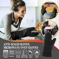 thumbnail image 1 of Gecau Kitchen Cooking Microwave Oven Eco-Friendly Material nsulation Protection Black 13.2x8 Inch Home Decor, 1 of 5