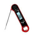thumbnail image 1 of Gecau Kitchen Tools Electrical FoodThermometer MeatThermometer-Probe Folding Sturdy hermometers -50-300鈩?Red 7.2x2 Inch Home Decor, 1 of 5