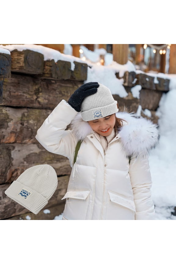 Knitted Cap With Built-in Wireless Bluetooth Headset Bluetooth 5.0 Keep Novelty able For Most People White Home Stuff