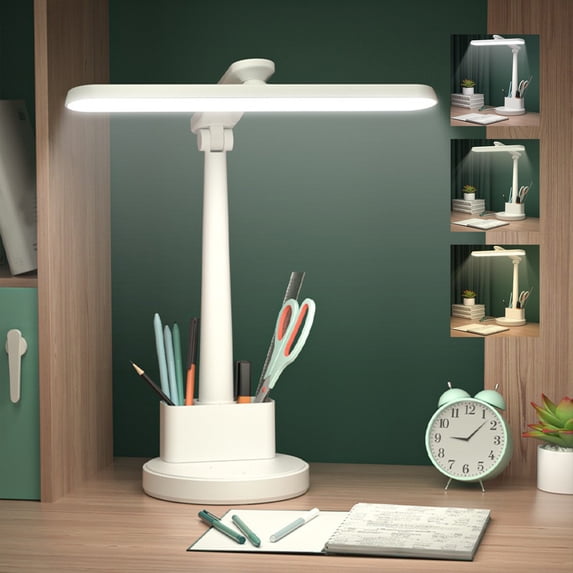 Latrodar LED Reading Lamp Student Study Special Desk Non-Toxic ng Desk Bedside Lamp White Home Tools