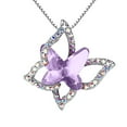 thumbnail image 1 of Gecau Ladies Crystal Necklace Multicolor Fashion Pendant Necklace Elaborately Made Multicolor 3.2x2 Inch Skincare, 1 of 1