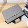 thumbnail image 1 of Latrodar Laptop Tote Shoulder Bag 15.6inch Laptop Or Tablet Stylish Fabric Lightweight Business Casual Briefcase Suitable For Various Types Of Laptops Well-Made Gray 16.8x12 Inch H, 1 of 5