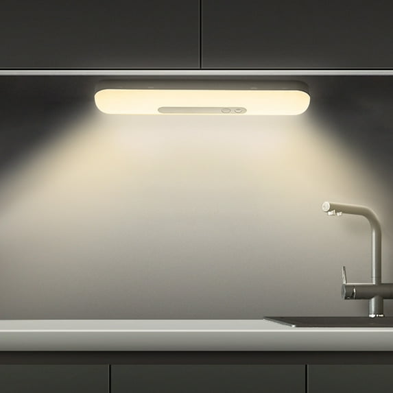 Latrodar Led Lights For Bedroom Body Sensor Light Led Rechargeable Wireless Elaborately Made et Light Strip Light White 8.4x1.8 Inch Home Decor