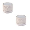 thumbnail image 1 of Latrodar Led Mini Wireless Bluetooth Speaker A9 Led Night Tf Usb Fm Musical Audio Creative White 2.4x2.4 Inch Home Tools, 1 of 1