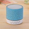 thumbnail image 1 of Gecau Led Mini Wireless Bluetooth Speaker A9 Led Night Tf Usb Fm Musical Audio Sturdy Blue 3.2x2.8 Inch Home Essentials, 1 of 2