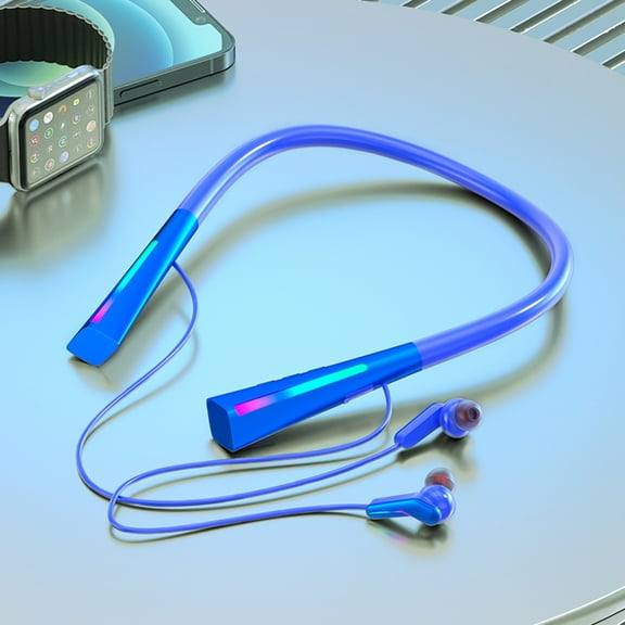 Latrodar Long Life RGB In Ear Wireless Sports Bluetooth Headset Crafted with Care Blue 7.6x6 Inch Home Tools