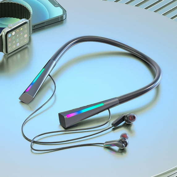 Latrodar Mothers Day Gifts for Grandma Long Life RGB In Ear Wireless Sports Bluetooth Headset Sturdy Black 7.6x6 Inch Home Essentials