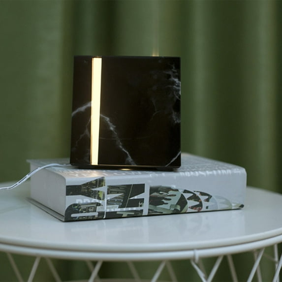 Latrodar Marbled Pattern Aromatherapy Machine Aroma Diffuser Humidifier For Home Office Black Decorative