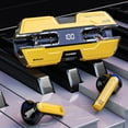 thumbnail image 1 of Latrodar Mechanical Wind Wireless Bluetooth Headset HD Call Gaming Low Latency Bluetooth Headset Budget-Friendly Yellow 5.4x3.6 Inch Home Decor, 1 of 4