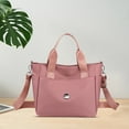 thumbnail image 1 of Gecau Messenger Bag Large Capacity Purpose Casual Hand Shoulder Bag,, Suitable For Traveling, Fitness, Shopping Pink Durable, 1 of 5