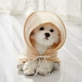 thumbnail image 1 of Gecau Microfiber Dog Bathrobe Quick Drying Pet Bath Robe Pet Super Absorbent Towel For Dogs And Cats Machine Washable Dog Bath Towels Beige Creative 7.2x0, 1 of 5