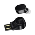 thumbnail image 1 of Gecau Mini Bluetooth 4.1 Stereo Headset In-Ear Wireless Earphone Earbud Headphone Novelty Black Home Tools, 1 of 3