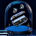 thumbnail image 1 of Gecau Mini Bluetooth Earphone 5.3 LED Digital Display And High Durability Earplugs In The Ear Black 5.2x4 Inch Home Stuff, 1 of 5