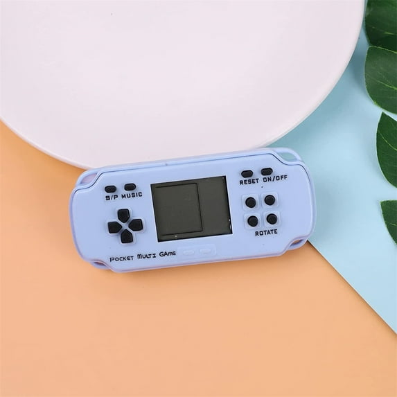 Latrodar Mini Game Player With Nostalgic Classic Best of Both Worlds Holiday Party Gifts Blue 3.2x1.6 Inch Home Essentials