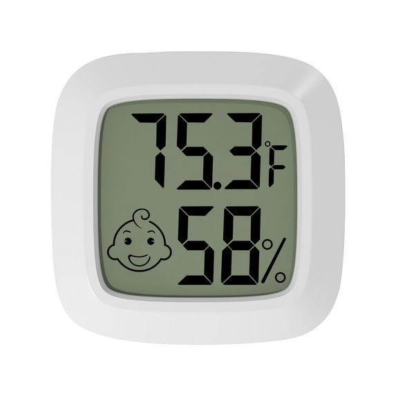 Latrodar Mini Hygrometer Indoor Infant Bedroom Hygrometer With Magnetic Absorption Creative B 2x2 Inch Home Essentials