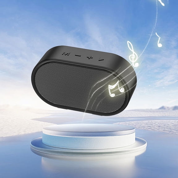 Gecau Mini Outdoor USB Charging Portable Bluetooth Speaker Bluetooth Practical&Affordable 0W Bluetooth Speaker Black Home Essentials