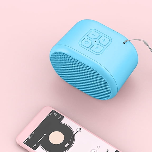 Latrodar Mini Portable Bluetooth Speaker, High-Definition Well-Made luetooth/TF/AUX/USB) Blue Home Stuff