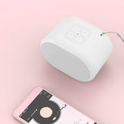 Latrodar Mini Portable Bluetooth Speaker, High-Definition Well-Made luetooth/TF/AUX/USB White Home Essentials
