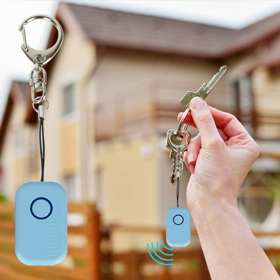 Latrodar Mini Tracking Device Key Anti-lost Mobile Phone Locator Enduring r IOS Android Finder Blue 4.2x2.64 Inch Home Stuff