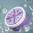 thumbnail image 1 of Latrodar Mini Turbo Washing Machine Portable Automatic Washing Machine Crafted with Care cks Cleaning Machine Purple 6x4.4 Inch Home Essentials, 1 of 5