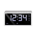 thumbnail image 1 of Latrodar Mirror Clock Bluetooth Audio Radio Student Alarm Clock Mini Card Small Speaker Desktop Audio Affordable&High-Quality A 5.8x2.2 Inch Home Gadgets, 1 of 1