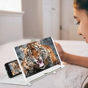 Gecau Mobile Phone Screen Magnifier Video Projection Best of Both Worlds ection HD 10 Inches B 8.8x6.8 Inch Home Gadgets