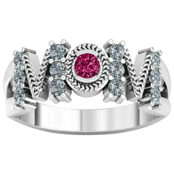 Latrodar Mother's Day Gift Mom Ring Color Matching Mom Ring S impl And Versatile MultiUp to 60% Off