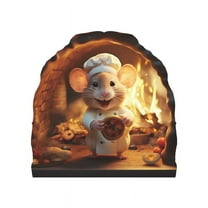 Latrodar Mouse Hole 3DWall Stickers-Mouse Mouse Wall Decal Handmades Wall Clings Mouse Wall Stickers Murals Wall Decor For Home as show Decorative 4.4x0.2 Inch