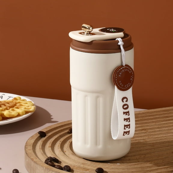 Latrodar Mug Double Layer 450ML Vacuum Mini Insulated Mug 304 Stainless Steel Red Wine Mug Coffee Durable 3.6x3.6 Inch