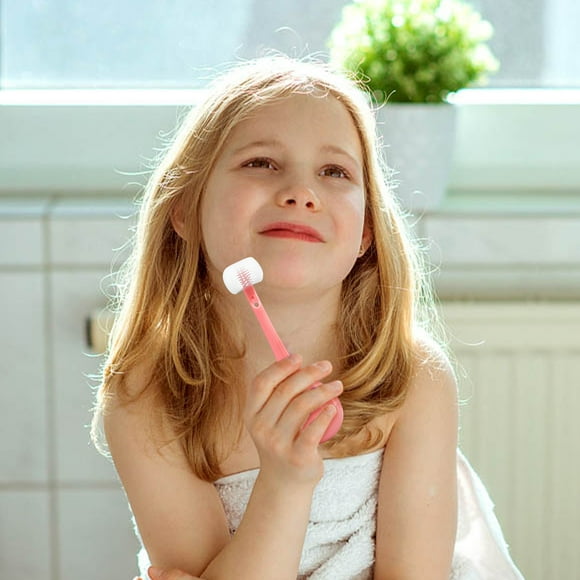 Latrodar NEW Three Sided Toothbrush Clean Soft Hair Tooth Guard Children's Tumbler Toothbrush Clearance Sales