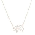 thumbnail image 1 of Latrodar Necklace Female Hollow Hedgehog Pendant Chain , Girlfriend MultiUp to 50% Off, 1 of 1